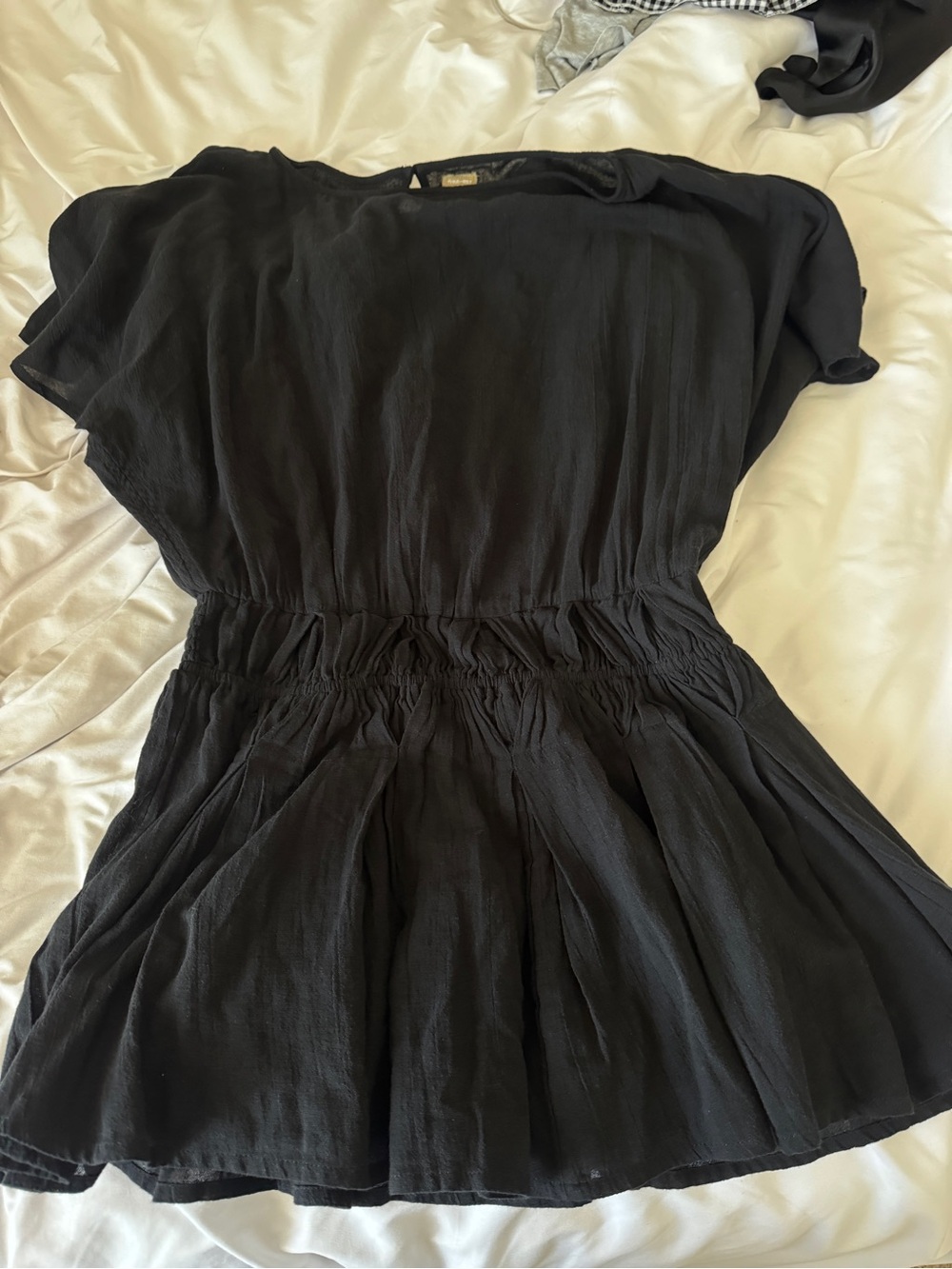 Free People Black Mini Dress